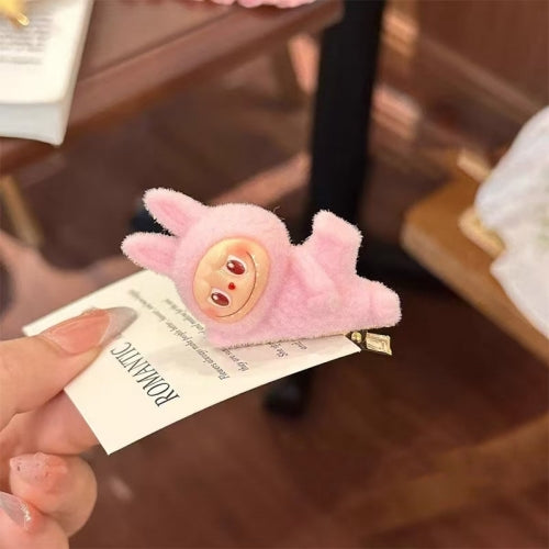 Plüsch Haarclip Haarspange – Labubu Style