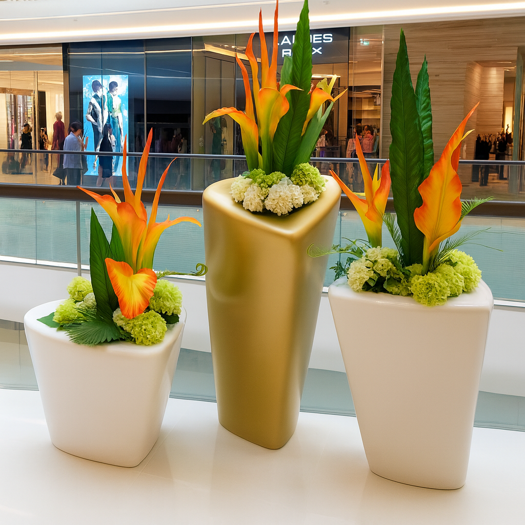 Fiberglas Pflanzgefäß FP-H005