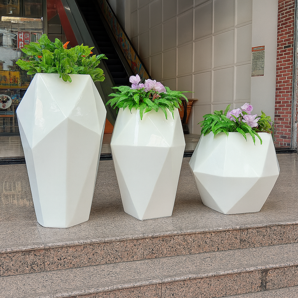 Fiberglas Pflanzgefäß FP-H029