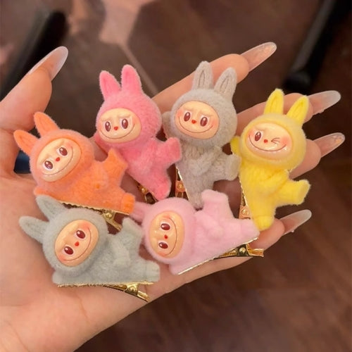 Plüsch Haarclip Haarspange – Labubu Style
