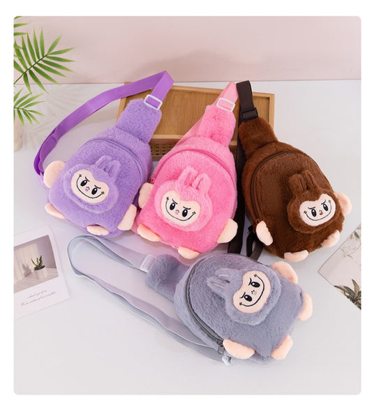 Labubu Umhängetasche – Plüsch Crossbody Bag
