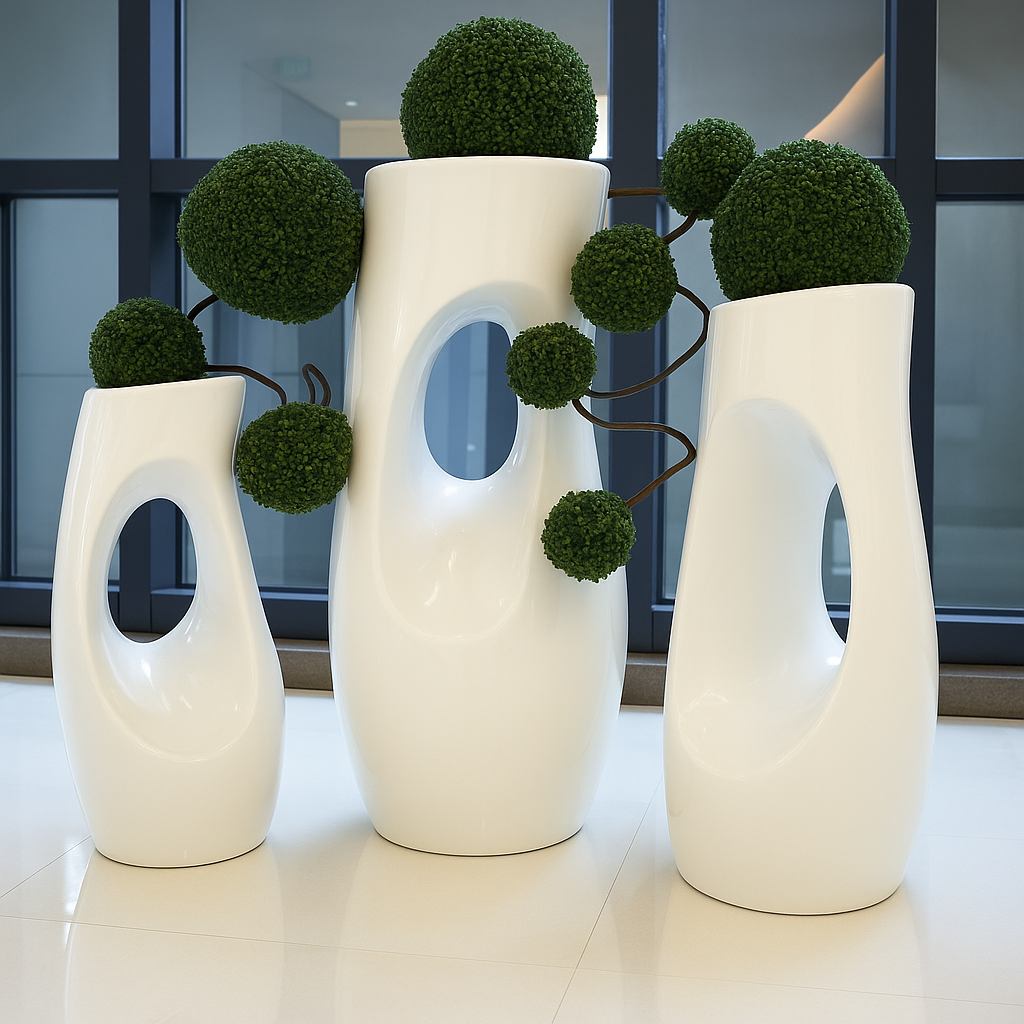 Fiberglas Pflanzgefäß FP-H010