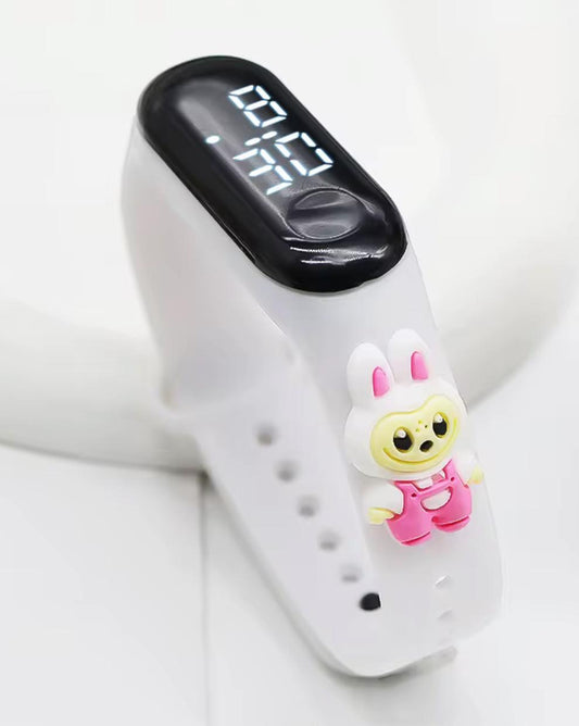 Labubu Kinder LED Armbanduhr