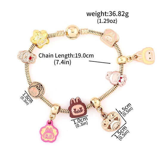Labubu Freundschaftsarmband – Charm Bracelet